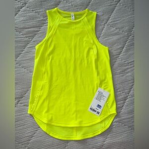 NWT Lululemon Scuplt Tank Top Highlighter Yellow Visibility 4